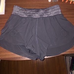 Lululemon laser cut / scalloped running shorts